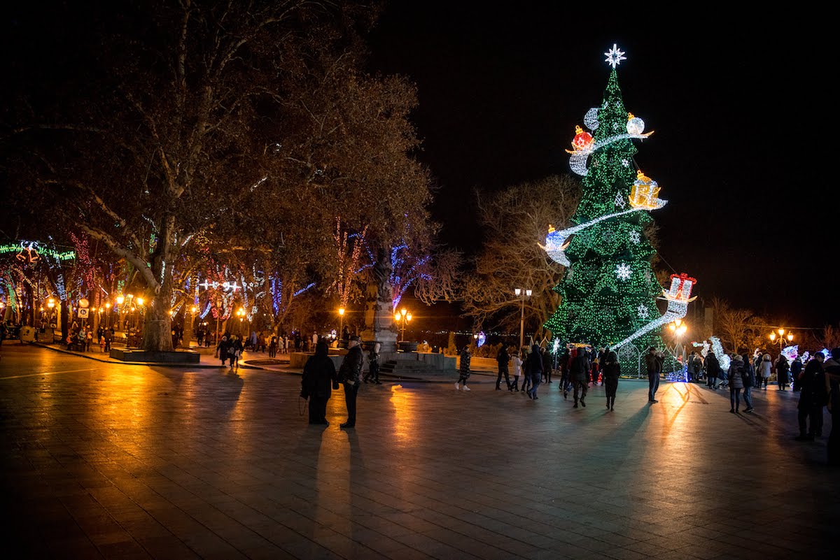 Odessa's main Christmas tree 2019
