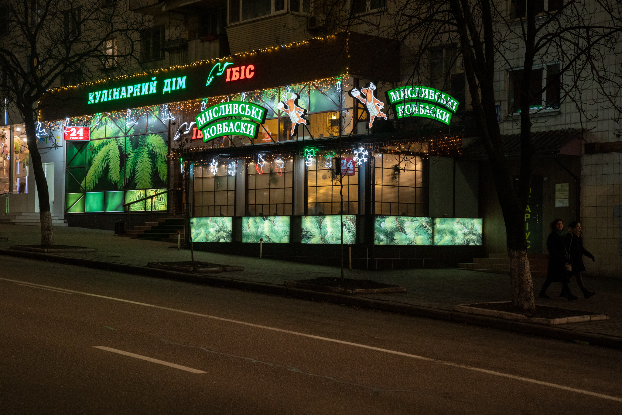 Київ. Магазин "ІБІС" — Lumiere | Світлова ілюмінація | Україна