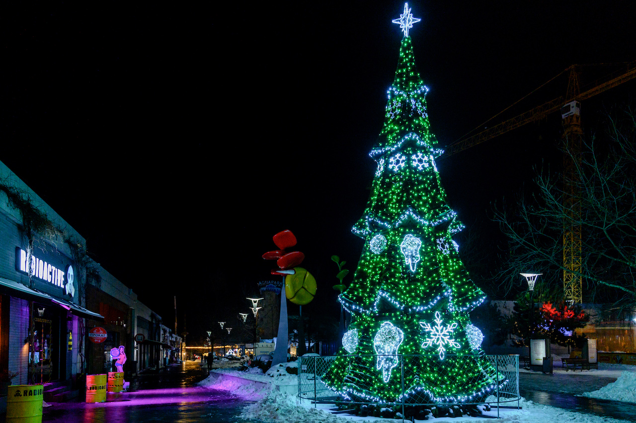 Odesa. Arcadia shopping center. 2022 — Lumiere | Light illumination | Ukraine