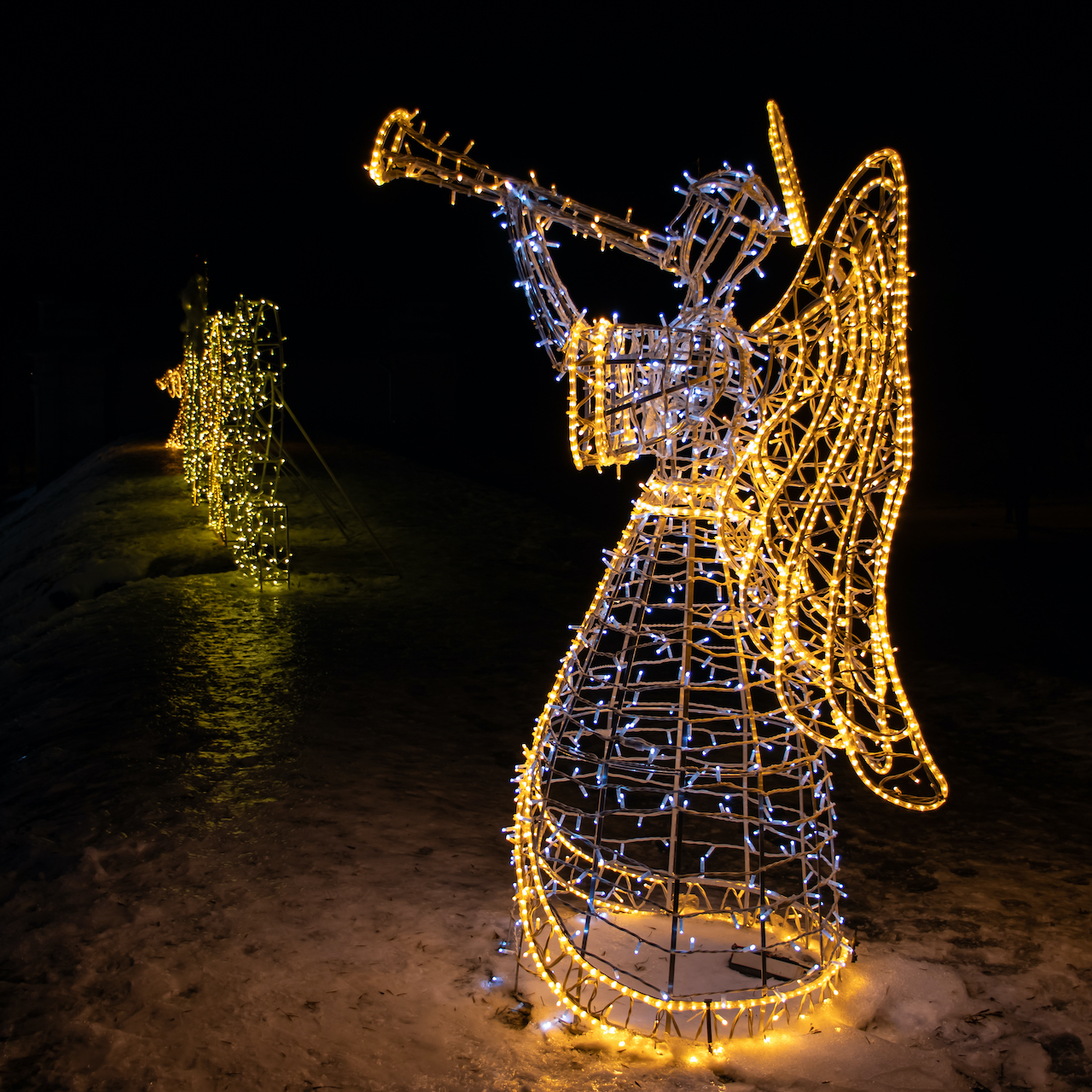 Kherson. New Year 2022 — Lumiere | Light illumination | Ukraine