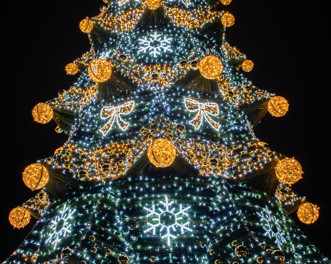 The Main Christmas Tree of Kherson. 2022
